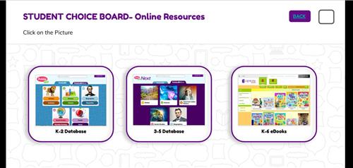student choice board